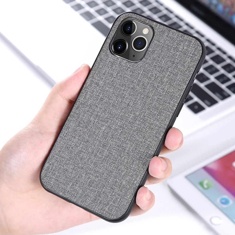 KISSCASE Phone Case For iPhone X XS MAX XR 11 11 Pro Matte Cloth Back Case 4