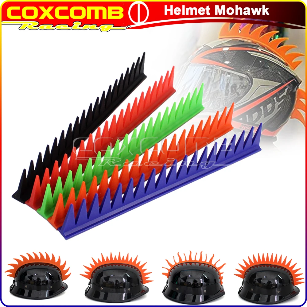 Orange Even Uneven Helmet Hawk Spike 