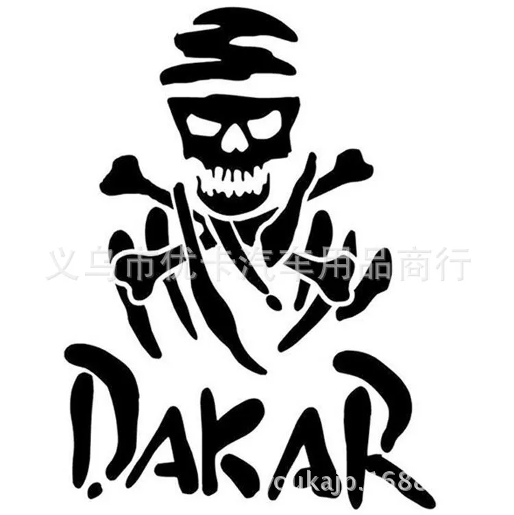 Перекрещивающиеся наклейки на бампер с черепом, цветной капюшон, Череп, ожерелье, боковой дверной ограничитель, светоотражающие наклейки на бампер с паром