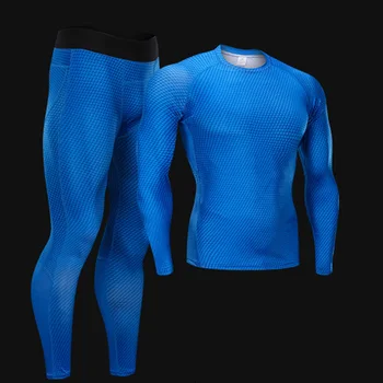 

Compressed Sportswear Suit Men's New Fitness Training Quick-drying Tights T-shirt Gym Sport Undershirt Training pants Tracksuit