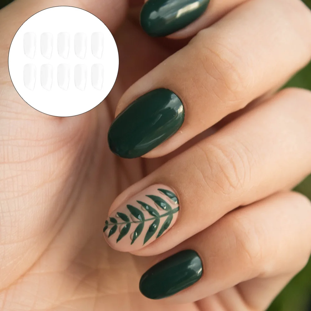 

500Pcs Nail Pieces Nails Decals Nail Decor for Women Beauty Gift