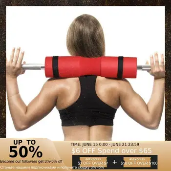 

Foam Sponge Barbell Pad Cover Neck Shoulder Back Protect Grip Pull Weightlifting Weight Lifting Pad Up Tools Support Crossf N7X2