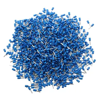 

1000Pcs Crimp Connector Insulated Pin Terminal Blue for AWG 16 Wire