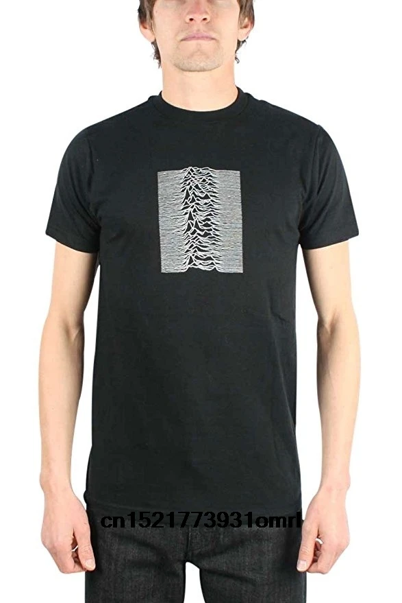 Men T shirt Joy Division Unknown Pleasures Fitted funny t-shirt novelty tshirt women | Мужская одежда