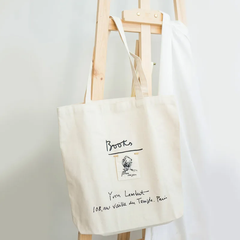 Новая модная женская сумка для покупок, Женская Холщовая Сумка для покупок с буквенным принтом, сумки для пляжа, сумки для девочек, школьные сумки C17