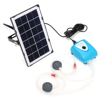 

Solar Powered Oxygenator Oxygen Aerator Fish Tank Pond Pool Aquarium Air Pump Garden Fountain Water Pump