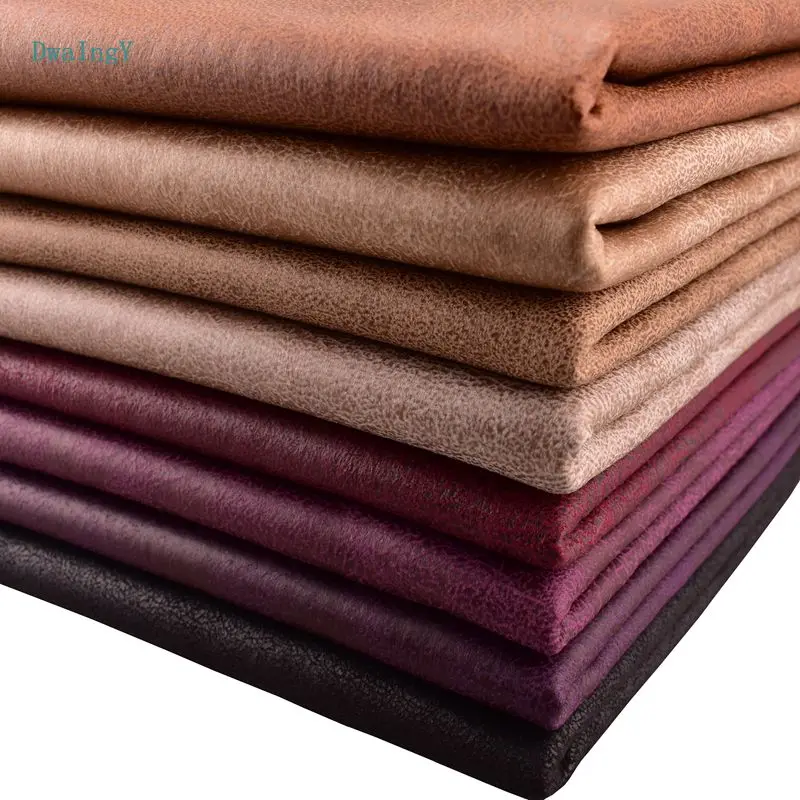 

DwaIngY 2019 New Technical Faux leather sofa fabric Soft fabric Quilting/DIY Sewing Table bag Cloth Furniture Tissue Cushion