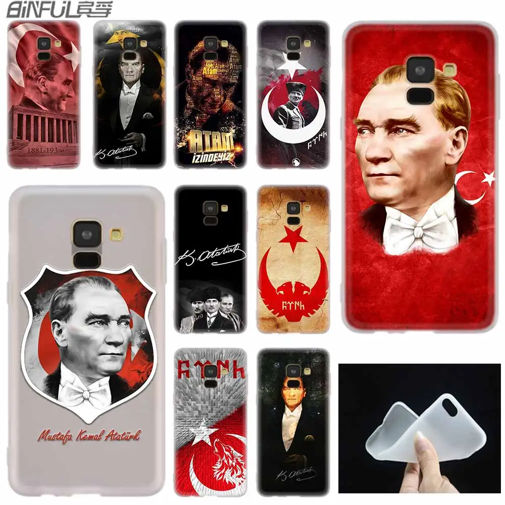 Турция Mustafa Kemal Ataturk чехол силиконовый для Samsung A50 A70 A80 A30 A40 A90 A6 A8 A9 A7 A5 A3 Plus 2018 2017 2016