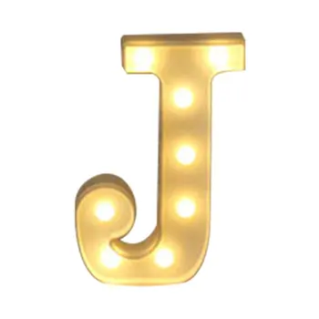 

INS hot English letter light LED symbol modeling lamp wedding digital light birthday proposal white light