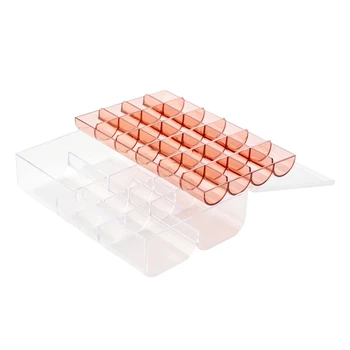 

Jewelry Tray Display Box Earring Storage Box Dustproof Necklace Simple Earring Jewelry Hairpin Storage Box Jewelry Finishing