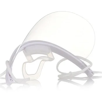 

1p Flip-Up High-definition Transparent Protective Cap Anti-Saliva Splash Summer Anti-droplet Mask Face Windproof Adult Visor Hat