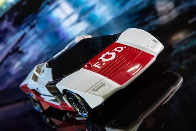 with retail box Трансформация AOYI BMB Sideswipe красная фигурка игрушка - Цвет: with retail box
