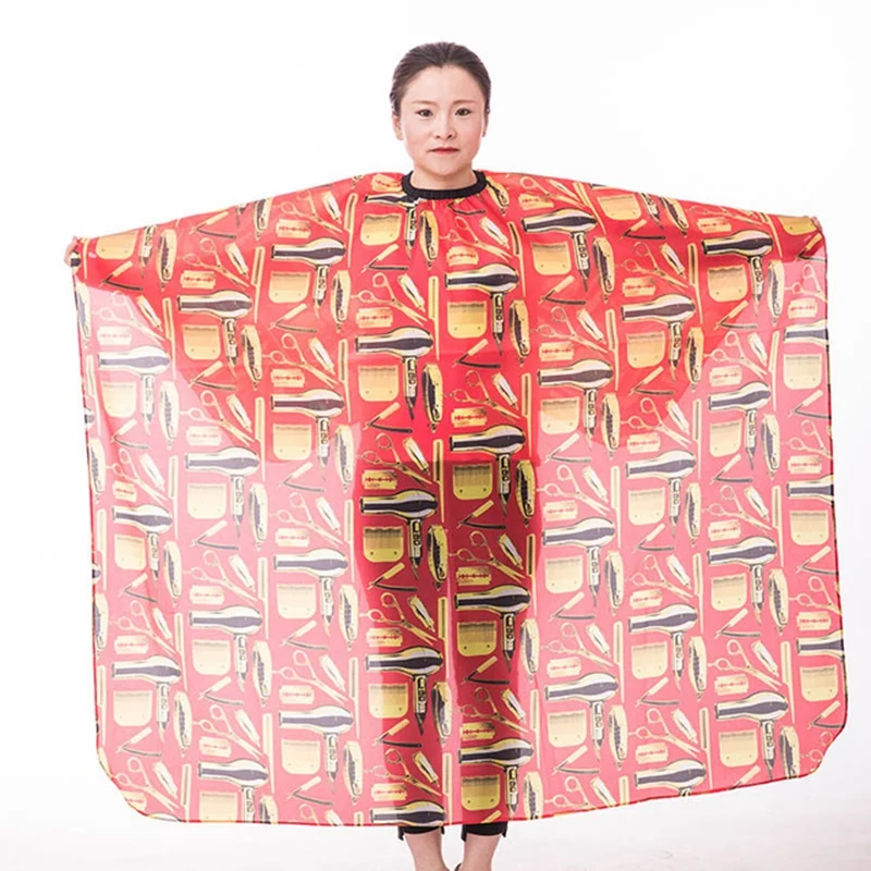 HTHL-Salon парикмахер старшая ретро стрижка волос пери ткань барберы фартуки для стрижки волос парикмахерское защитное оборудование