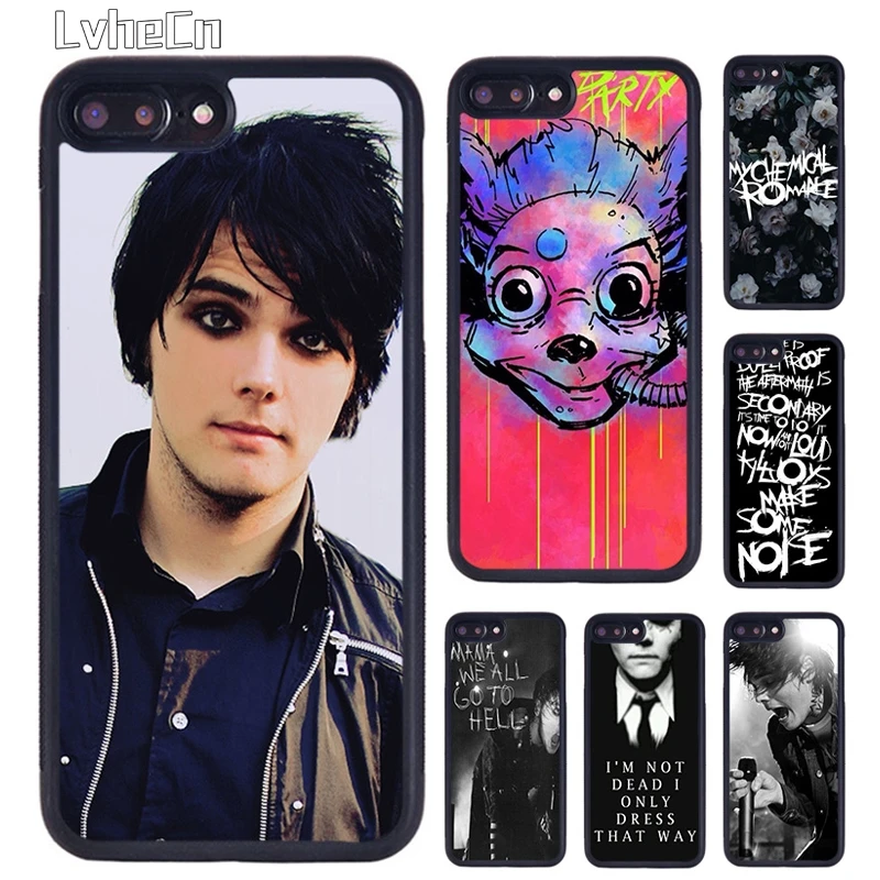 LvheCn Gerard Way My Chemical Romance phone Case For iPhone 5 6S 7 8 Plus 11 12 Pro X XR XS Max Samsung galaxy S7 S8 S9 S10 plus | Мобильные