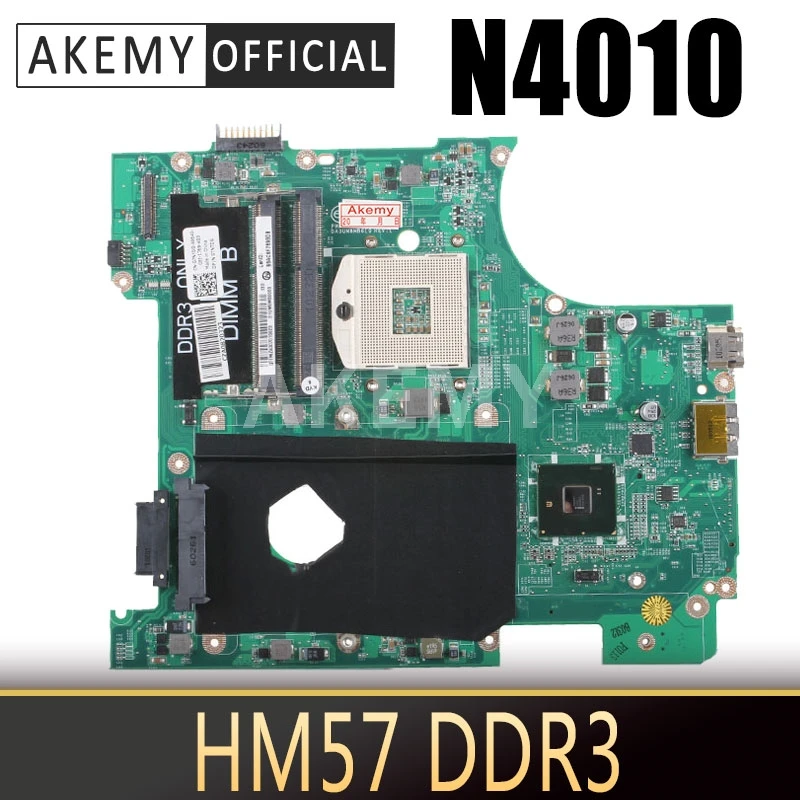 Akemy CN-07NTDG 07NTDG DA0UM8MB6E0 для Dell Inspiron 14R N4010 14 дюймов материнская плата ноутбука HD GMA HM57 DDR3