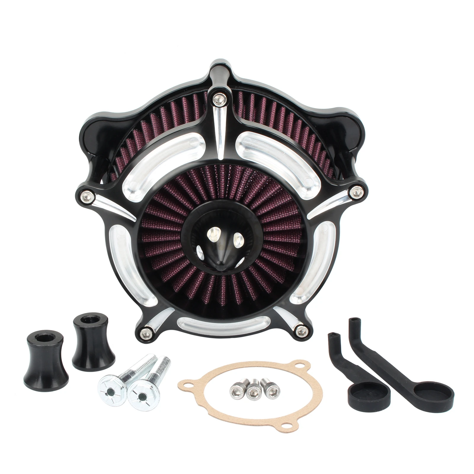 Filtro de ar da Motocicleta para Harley Kit de Admissão dos Filtros da Turbina do Pico do Filtro Motocicleta para Harley Touring Road King Flh Fltr 2020-2020 Softail Fxst Flst de ar da 10 do pico do filtro de ar da