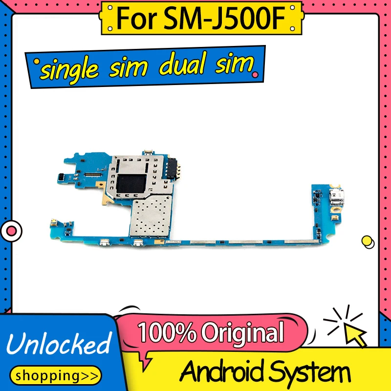 Europe Version good tested For Samsung Galaxy J5 J500F Motherboard 1SIM