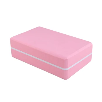 

High-density Yoga Blocks Bricks High-quality EVA Yoga Blocks Yoga Practice Auxiliary Tool for Beginners(Pink)