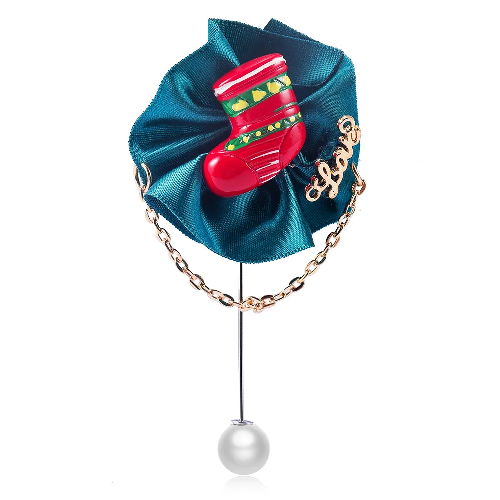 [Рисунок Oumuli] женская простая Рождественская серия брошь выбор снеговик подарок аксессуары