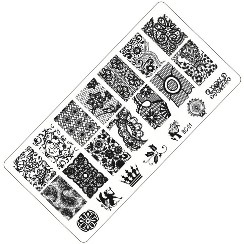 Шаблон для штамповки ногтей кот Тигр Леопард глаз маникюрная пластина с изображениями для нейл-арта дизайн ногтей шаблон для печати нейл-арта DIY
