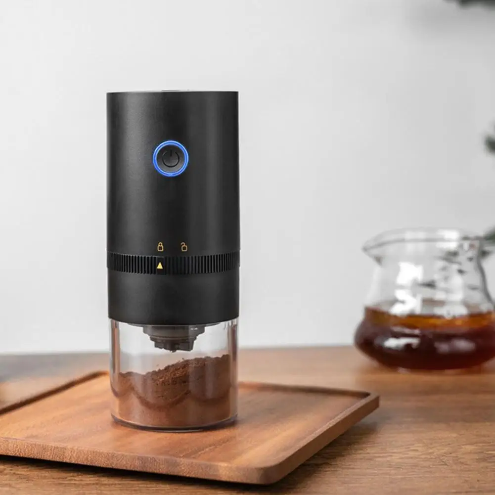 Лидер продаж USB-зарядка кофемолка Bean4 с плавной регулировкой Автоматическая