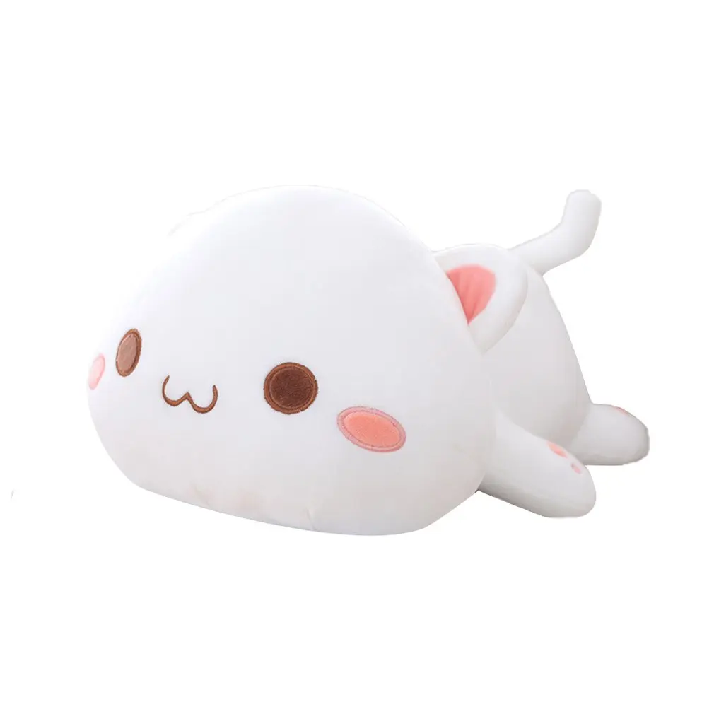 Кошка кукла плюшевая игрушка пуховик кошка мягкое тело Белый Кот мультфильм кошка подушка Женская Подушка подарок на день рождения