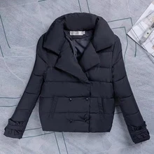 Женская короткая куртка из хлопка тонкая верхняя одежда для
