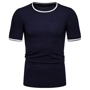 

2020 Summer New Comfortable Cool Short Sleeve T Shirt Men O-neck Brand Fashion Casual Loose T Shirts Men Fitness T-shirt