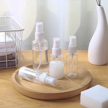 

1Pcs Transparent Empty Spray Bottles 30ml/50ml/100ml Plastic Mini Refillable Container Empty Cosmetic Containers