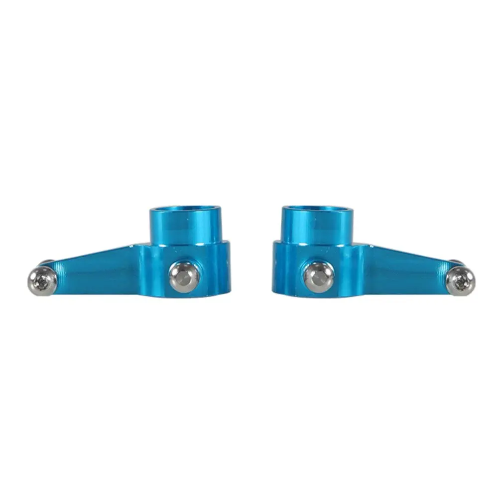 2pcs Upgraded Metal Parts Front Steering Cup RC Car Set Front Wheel Steering Controller for Wltoys 1/28 RC Car K969