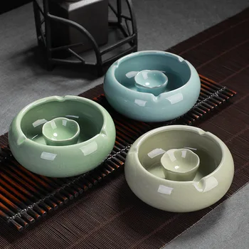 

Geware Creative Large Size Ceramic Ashtray Home Hotel Office KTV Business