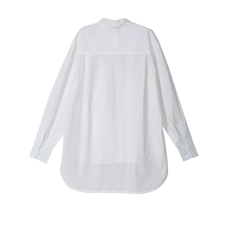 Осенняя однотонная женская блузка, белая рубашка с длинным рукавом, плиссированные оборки,, Корейская женская мода, женская рубашка, сорочка, femme 5416