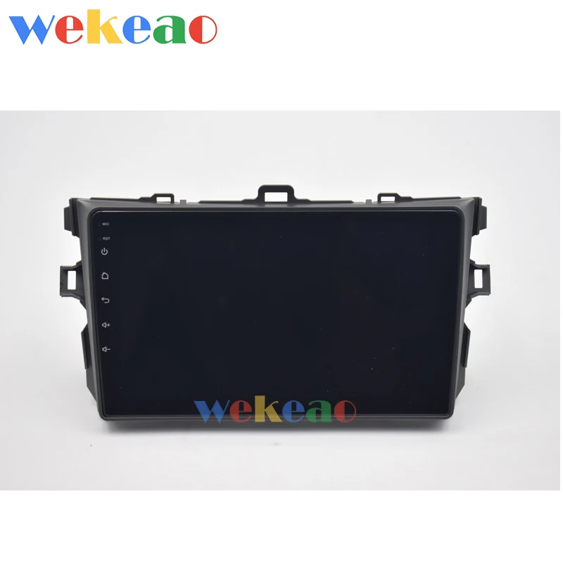 Wekeao Touch Screen 9'' Android 9.0 Car Radio Automotivo Car Dvd Player For Toyota Corolla Android