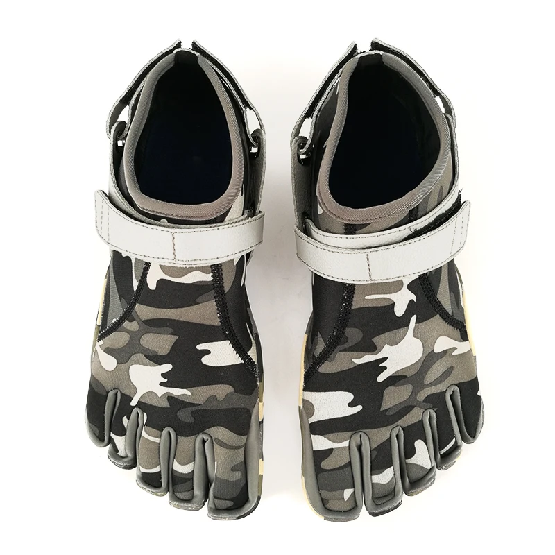 IDEALSLIM, мужские кроссовки для бега, 5 пальцев, обувь для прогулок, дышащая, легкая - Цвет: Grey