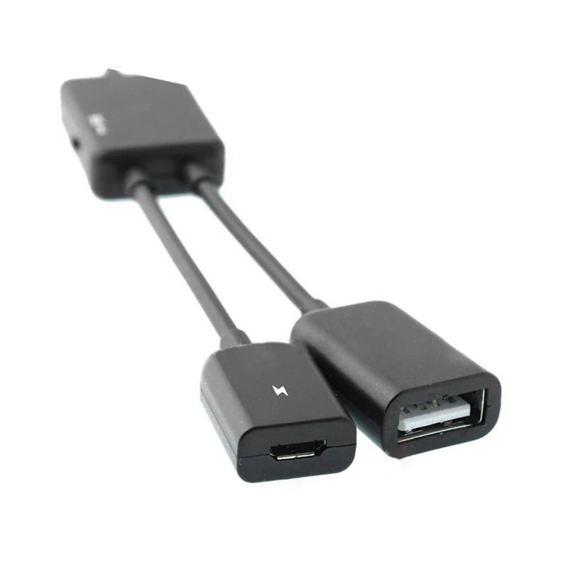 2 в 1 Micro USB OTG концентратор зарядный кабель адаптер для Samsung Galaxy S4/Note8 SONY lt26i Nexus