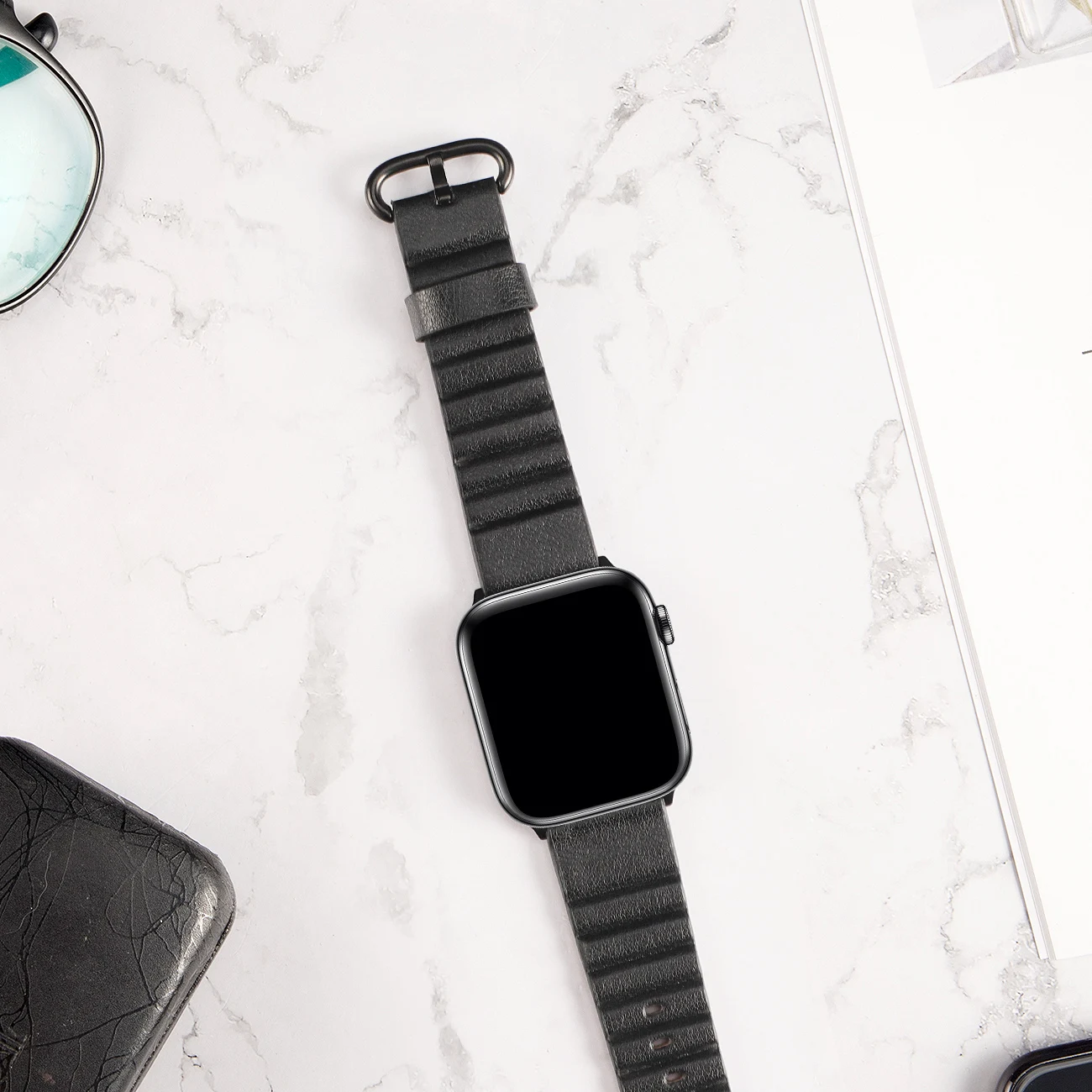 Роскошная Серия 1 2 3 4 5 для Apple Watch ремешок 42 мм 38 мм 40 мм 44 мм для iWatch ремешок из натуральной кожи петля