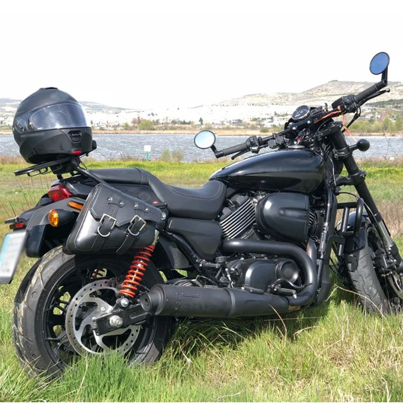 2Pcs Ϲ   Sportster XL883 XL1200 ũ ̵ 丮  pouche   PU   