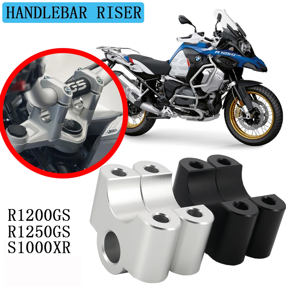 ハンドルバー ライザー F850GS用 冒険用 F900R用 F900XR用 クランプ拡張ハンドルバーアダプターマウントオートバイハ ライザーハンドルバークランプアダプター  オートバイハンドルバー固定シートハンドルバー強化ライザークランプマウントアクセサリークロスカ バイク用 ... オートバイハンドルバーライザークランプ延長ハンドルバーアダプターマウントハンドルバーライザーに適合するBMW F850GS ADV