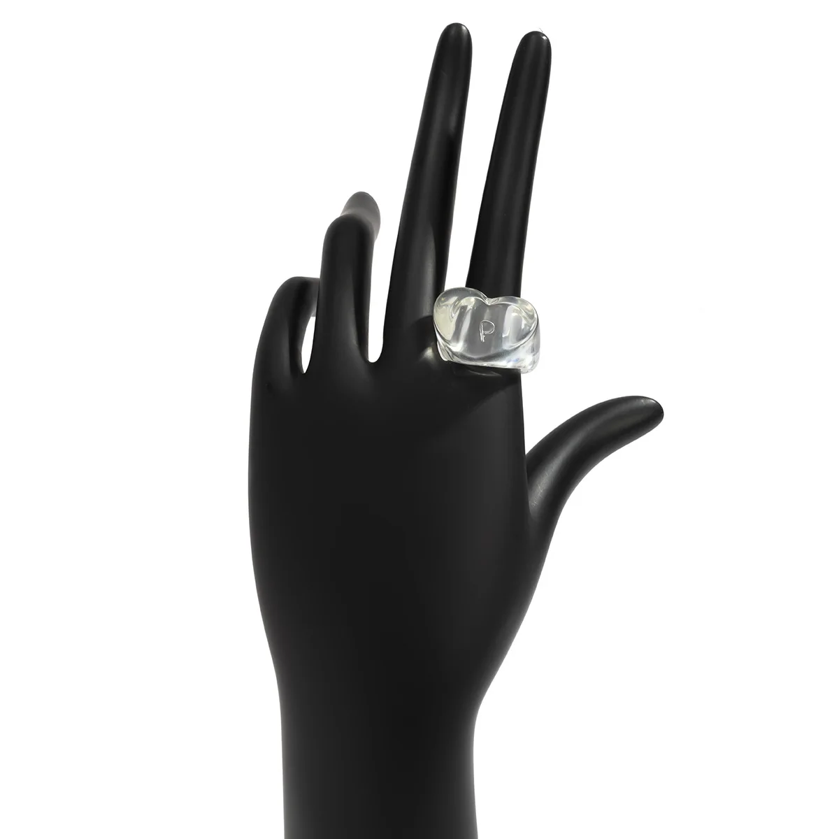 Acrylic Resin Rings Set For Women Girls Irregular Marble Pattern Colorful Transparent Ring Rings Jewelry