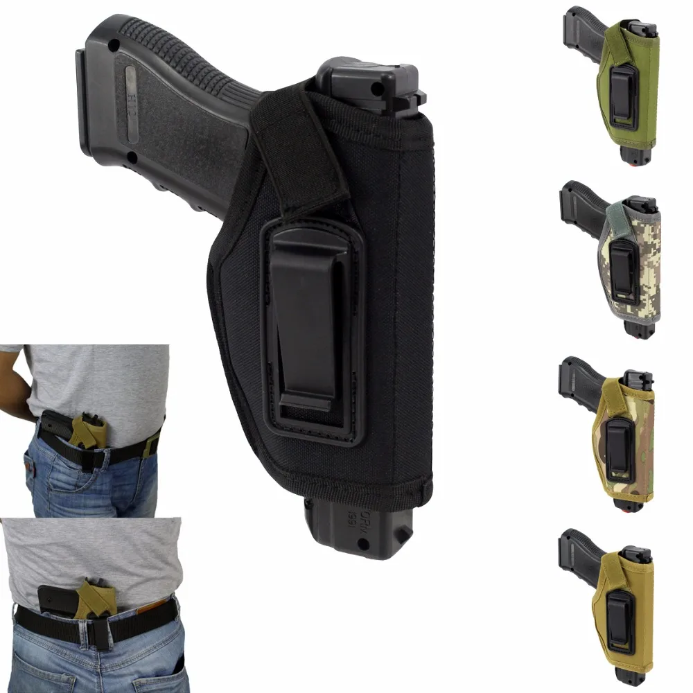 

Concealed Belt Holster IWB Holster Fits All Compact Subcompact Pistols for Right Hand Draw Airsoft Gun Hunting Accessories