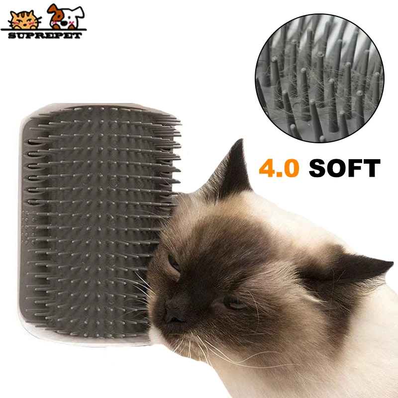 SUPREPET Cat Face Scratcher Groomer 3D Soft Corner Plastic Pet Grooming Brush Cat Self Grooming Wall Massage Brush Hair Brush SUPREPET Cat Face Scratcher Groomer 3D Soft Corner Plastic Pet Grooming Brush Cat Self Grooming Wall Massage Brush Hair Brush