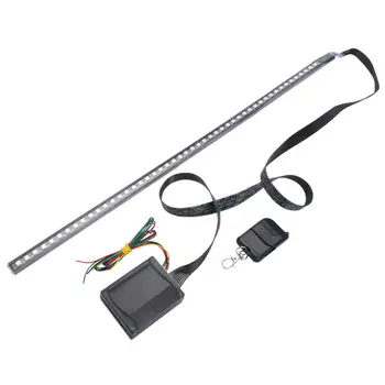 

22 48LED RGB Car Strobe Flash Light Strip + Wireless Remote For Car Universal