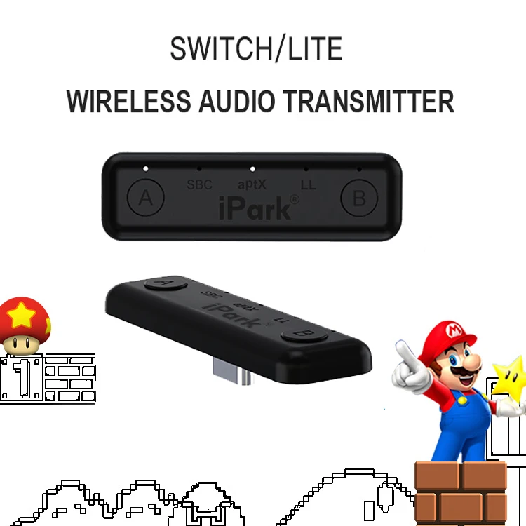 

Bluetooth Wireless Audio Adapter Type-C Transmitter USB Receiver for Nintendo Switch Lite PS4 PC APTX Low Latency AB Dual Paring