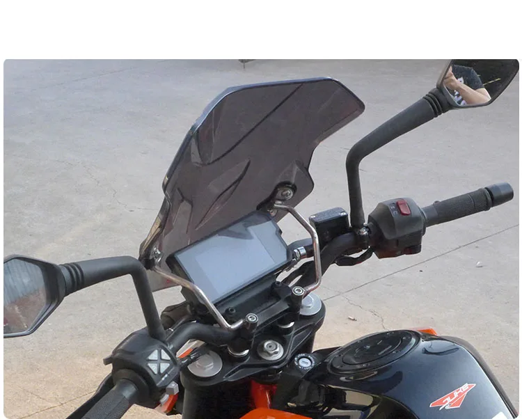 Переднее лобовое стекло мотоцикла для KTM Duke390 390 Duke ветровой щиток лобового стекла направляющая капот 2 цвета