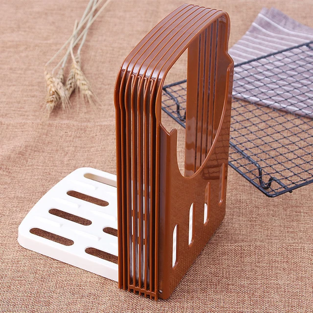 Toast Bread Slicer Foldable Food Slicing Tool Loaf Cutter Rack Cutting  Guide Bread Slicer Sandwich Slice Cutter Kitchen Gadgets - AliExpress