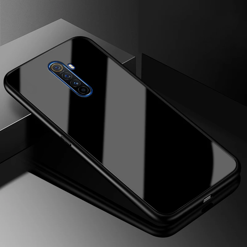 Realme X2 Pro Чехол 6,5 ''стекло твердая задняя крышка чехол для телефона s для OPPO Realme X2 Pro силиконовый бампер Coque RealmeX2 Pro X 2 X2Pro - Цвет: 38
