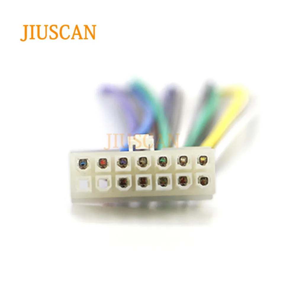 JIUSCAN15-011 автомобиля ISO жгут головной кабель Для AUDIOVOX-AEG-CLATRONIC стерео радио провода адаптер разъем проводки соединительный кабель