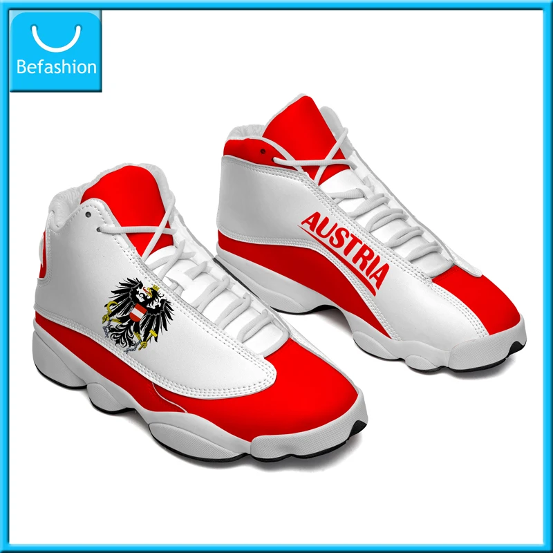 Dropshipping Print On Demand Central Europe Austria Czech Germany Hungary Poland Switzerland Flag Custom Sneaker Free Shipping