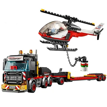 

10872 City Series Heavy Cargo Transport Building Block 322pcs Bricks Compatible with Lepining City 60183 Toys for Children Gift