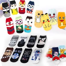 Женские носки мультфильм Вселенная фильм мода Забавные милые аниме женские хлопковые носки летние дышащие мягкие носки до лодыжки Рождественский подарок